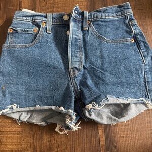 Levi's Classic Blue Jean Shorts